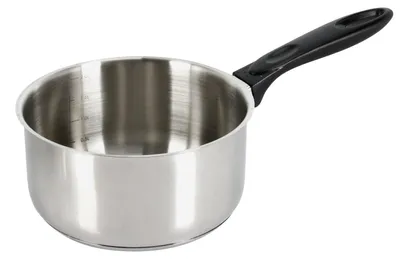 Image de Casserole, en acier inoxydable, grise, 18 cm