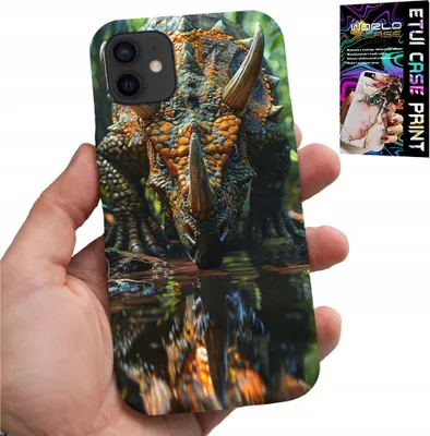 Obrázok produktu pre Puzdro Pre Iphone 12 Mini - Dinosaurus Triceratops