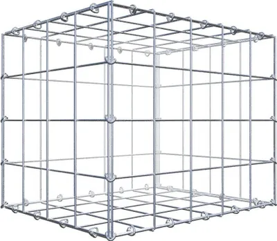 Produktbild von Gabione 50 cm x 40 cm x 40 cm (L x H x T), Maschenweite 10 cm x 10 cm, C-Ring
