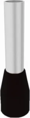 Produktbild von 100 Stück E 1,5/8 Aderendhülsen isoliert schwarz 1,5mm2/8mm E1508 Elpromet 0460