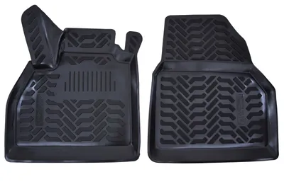 Produktbild von J&J AUTOMOTIVE | 3D Automatten Gummi Matten Gummifußmatten TPE Passend Für Renault Kangoo 2008-2021, Schwarz, Anti-Rutsch, Allwettermatten, Passgenaue, Hohes Rand