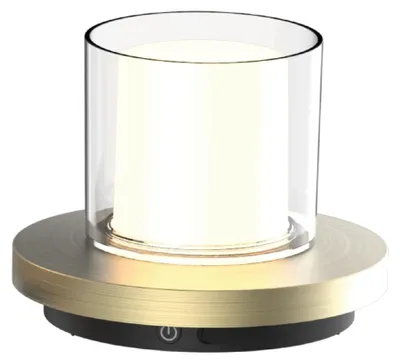 Produktbild von Luxus - Tischleuchte Solar Coco - Gold - H10 x Ø13
