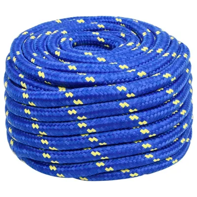 Image de vidaXL Corde de bateau bleu 20 mm 25 m Polypropylène