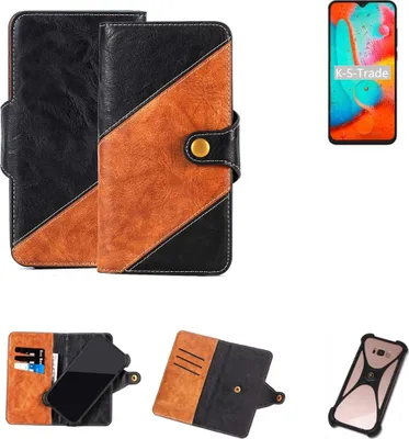 Produktbild von K-S-Trade Handyhülle Schutzhülle Bookstyle Case Wallet-Case kompatibel mit Coolpad 26 Tibetan Peak Edition Handy Cover Bumper Klapphülle schwarz