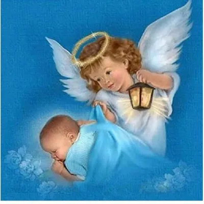 Immagine prodotto di NORIMPEX Angelo in mosaico diamantato con bambino 30 x 40 cm 1006966