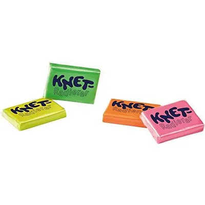 Knetradierer Von Mr. Stift – 16-teiliges Set In Bunten Farben, Ideal Für Künstler & Zeichnungen