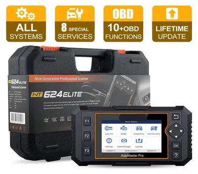 Produktbild von OBD2-Scanner – Diagnosecomputer – OBD – Vollständige Systemdiagnose für Fahrzeuge – 8 Service-Rücksetzungen