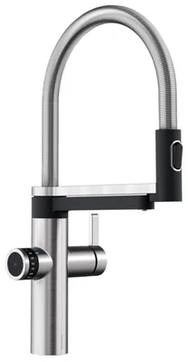 Image de Robinet de cuisine avec fonction filtre Blanco Evol-S inox mat 526311