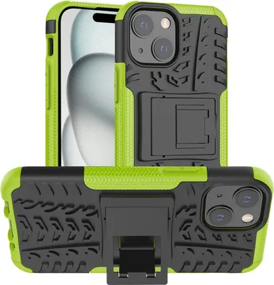 Immagine prodotto di Copertura esterna per Apple iPhone 15 Plus Custodia Hybrid Armor Cover robusta copertura protettiva
