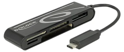 Produktbild von USB-C Card Reader (schwarz, Retail)
