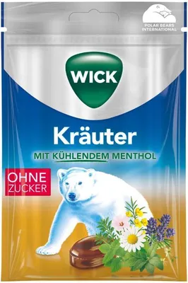 Produktbild von Wick Kräuter ohne Zucker 72g