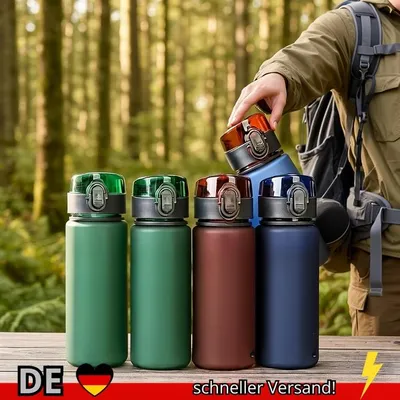 Produktbild von Auslauffreie Sportwasserflasche Tragbar für Reisen und Wandern. Meine
