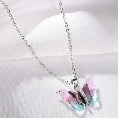 Image de Collier Papillon ES - Argent pour Femmes KP39516