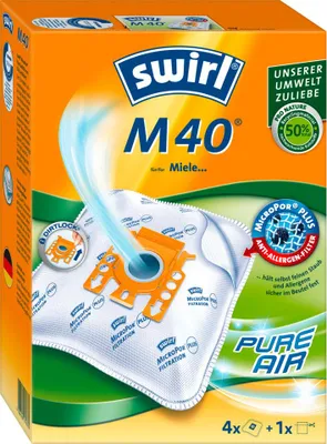 Immagine prodotto di Swirl® 832366 Sacchetto per aspirapolvere M 40(M54) Micropores, 4 pezzi