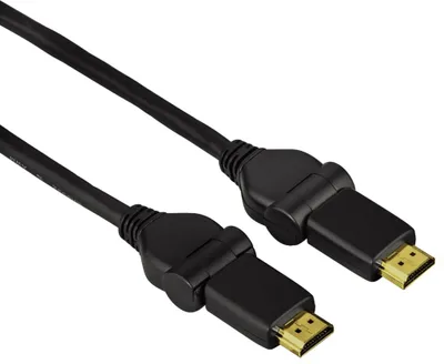 Image de Câble HDMI haute vitesse 3m mâle pivotant