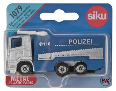 Immagine prodotto di SIKU Policyjna Armatka Wodna 1079 - Zabawka dla dzieci, model pojazdu specjalnego