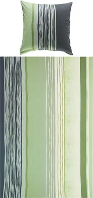 Produktbild von REDBEST Bettwäsche grün-grau 1x 135x200 cm + 1x 80x80 cm