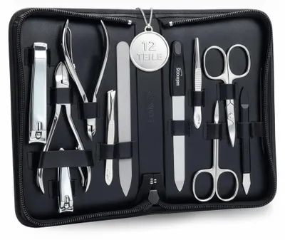 Productafbeelding van JL keuken - Manicure- en pedicure set - 12-delig, AI-gegenereerde afbeelding