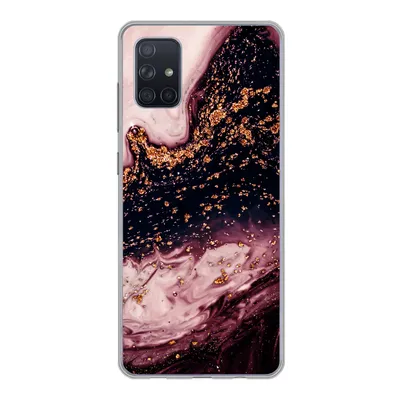 Produktbild von MuchoWow® Handyhülle Schutzhülle Hülle für Samsung Galaxy A71 Marmor - Natursteine - Mineralien Silikon Softcase Handy Hülle - Kartenbesitzer