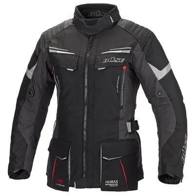 Produktbild von Büse Lago Pro Damen Motorrad Textiljacke, schwarz, 56