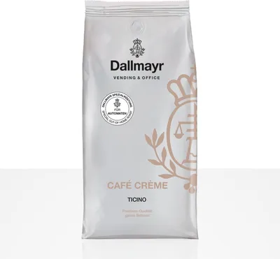 Produktbild von Dallmayr Cafe Creme Ticino 8 x 1kg Kaffeebohnen Vending & Office