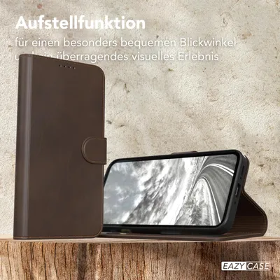 Produktbild von EAZY CASE Business Hülle für Samsung Galaxy A35 klappbar, Premium Kunstleder Handyhülle mit Kartenfach