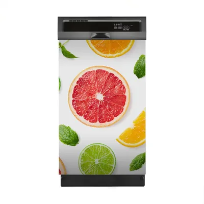Produktbild von Magnete Dekorative 45x70 cm Küche Magnetmatte Spülmaschine - Weiße Farbige Früchte