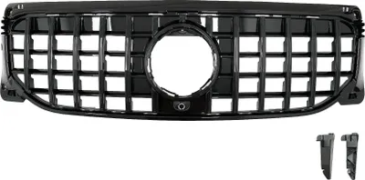 Produktbild von Kühlergrill für Mercedes GLB-Klasse X247 2019-2023 GT-R Panamericana Design Schwarz