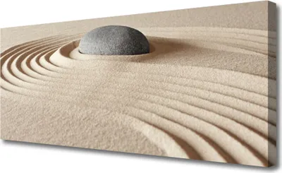 Produktbild von Tulup Leinwand-Bilder 125x50 Wandbild Canvas Kunstdruck Sand Stein Kunst