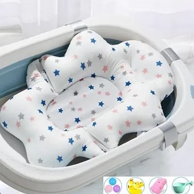 Image de Solidchoice - Siège de bain pour bébé avec tapis antidérapant et support pliable
