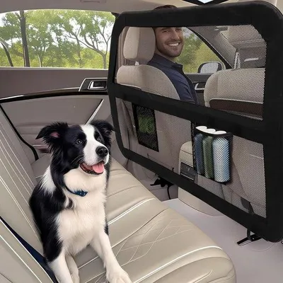 Produktbild von Famanu Hundezaun für Auto - Sicherheitstrennung für den Transport