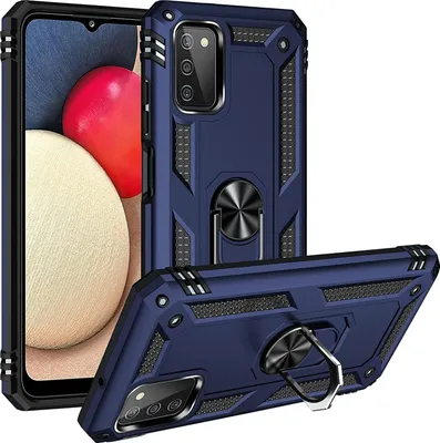 Immagine prodotto di Custodia per cellulare Armor Shield per Samsung Galaxy A03s cover Custodia ultra ibrida per cellulare, blu