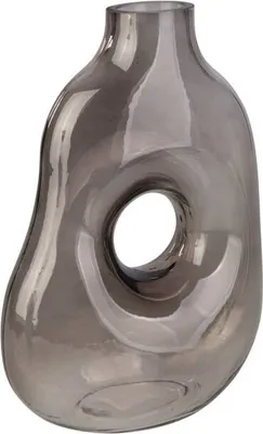 Produktbild von Vase in Tropfenform - schwarz - ca. 18 x 10 x 25,5 cm