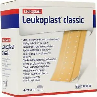Image de Leukoplast Classic pansement 4 cmx5 m rouleau 1 pc