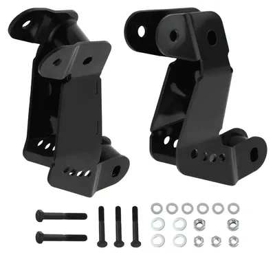 Produktbild von Vordere Querlenkerhalterung - Verstellbares Korrekturhalter-Set - Für Wrangler JK/JKU 2007-2018, 5–10 cm Höherlegung - Edelstahl