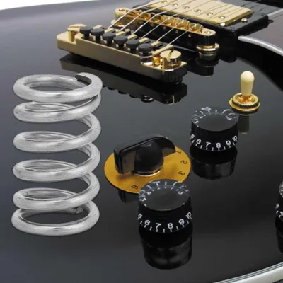 Obrázek produktu pro Pružina tremola pro elektrickou kytaru, napínací pružina tremolo můstku pro elektrickou baskytaru, příslušenství (SILVER)
