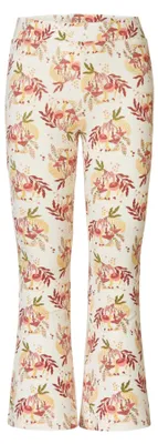 Zdjęcie produktu dla Omgoods - Legginsy z szerokimi nogawkami i kwiatowym wzorem, dla dziewczynek
