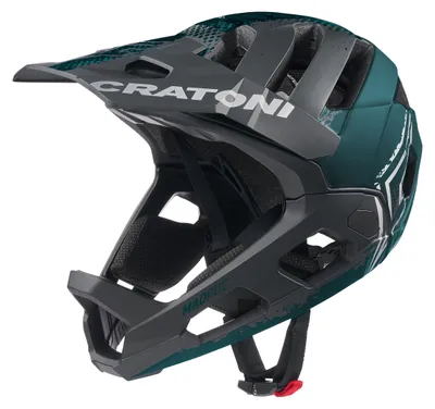 Produktbild von Cratoni Fahrradhelm Madroc schwarz petrol matt S/M 54 bis 58cm.