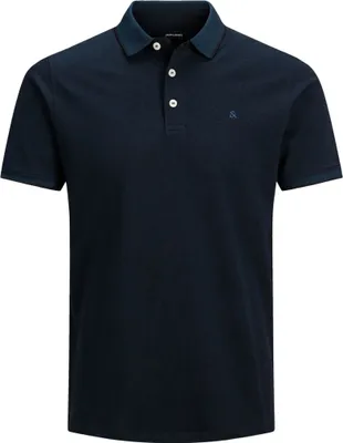 Produktbild von Herren + Fit Polo Shirt Kurzarm Pique Hemd JJEPAULOS Big Size |