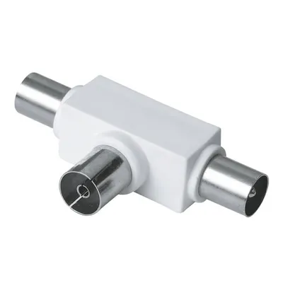 Obrázok produktu pre Hama Antennen-Verteiler, Koax-Kupplung - 2 Koax-Stecker
