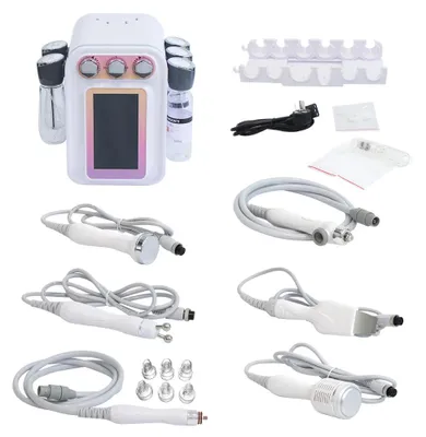 Produktbild von 6-in-1 Hydrodermabrasionsgerät - Tiefenreinigung - Hautstraffung - Feuchtigkeitspflege - Wasser- und Sauerstofftherapie - Handgerät - Für Salon und Zuhause