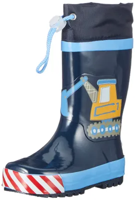 Produktbild von Playshoes Kinder Gummistiefel aus Naturkautschuk, trendige Uni Regenstiefel m
