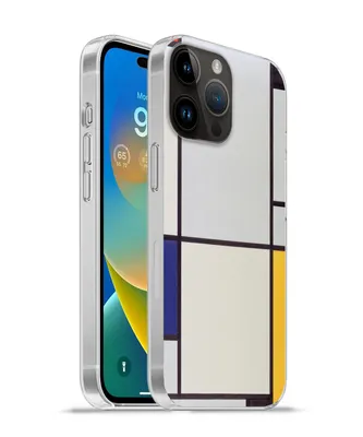 Produktbild von MuchoWow® Handyhülle Schutzhülle Hülle für Apple iPhone 14 Pro Max Tableau I - Piet Mondrian Silikon Softcase Handy Hülle - Hardcover