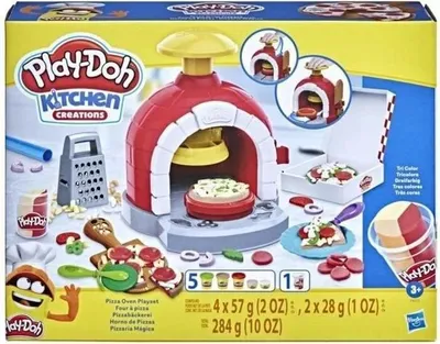 Image de Play-Doh Four à Pizza, Pâte à Modeler, Machine à Café, Kitchen Creation