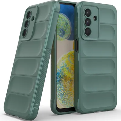 Immagine prodotto di Custodia per Samsung Galaxy A26 Custodia protettiva in silicone TPU morbido antiurto verde
