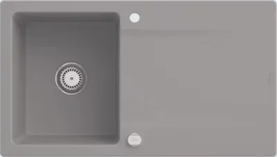 Produktbild von Villeroy & Boch Keramikspüle 333502KD, Siluet 50 Einbauspüle - inkl.