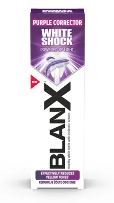Immagine prodotto di BLANX White Shock Purple Zahnpasta sbiancante 75 ml