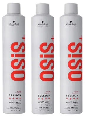 Produktbild von Schwarzkopf OSiS+ Session extreme Hold Hairspray 3x500ml