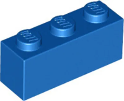 Image de 50 pièces Lego, pièces n° 3622 en bleu (Blue)