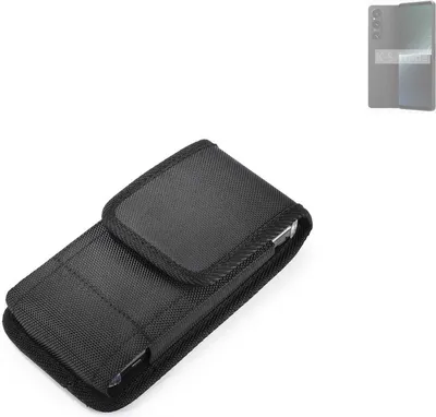 Produktbild von Holster Gürteltasche kompatibel mit Sony Xperia 1 V Holster Gürtel Tasche wasserabweisend Handy Hülle Schutz Hülle Outdoor schwarz K-S-Trade